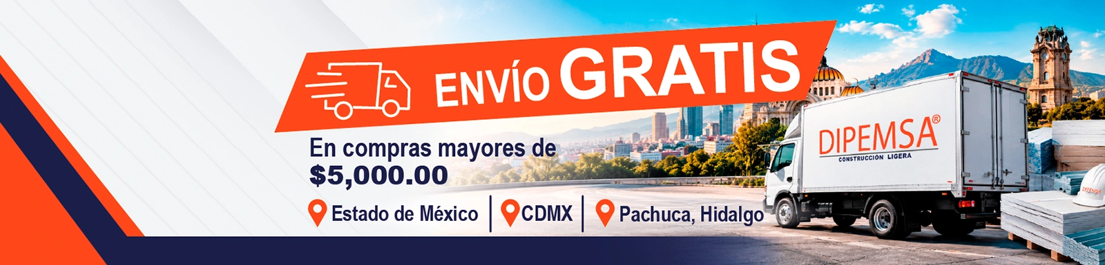 Envios gratis en compras mayores de 5000 pesos, estado de mexico, cdmx y pachuca hidalgo